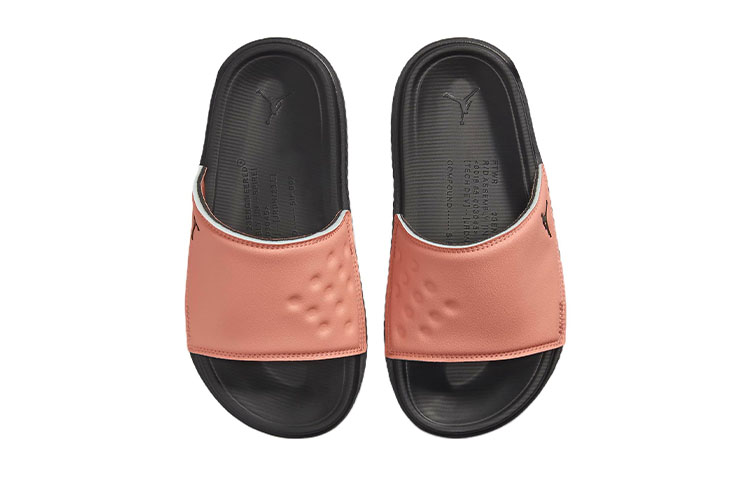 (Youth) Jordan Play Stylish Sports Slippers Pink Black 圖 3