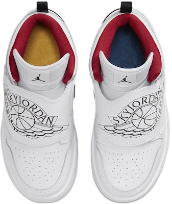 (JR) Air Jordan Sky 1 'Blanco Rojo Gimnasio' BQ7197-164 Shop (JR) Air Jordan Sky 1 'Blanco Rojo Gimnasio' BQ7197-164