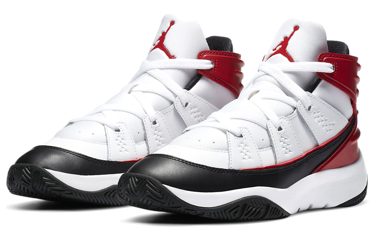 Lookbook (JR) Air Jordan Sky Elation ''Blanc Rouge Noir''. CT4407-100