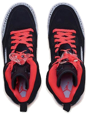 Jordan Spizike 緩震防滑耐磨 高筒 復古籃球鞋 女款 黑紅 Lookbook Jordan Spizike 緩震防滑耐磨 高筒 復古籃球鞋 女款 黑紅