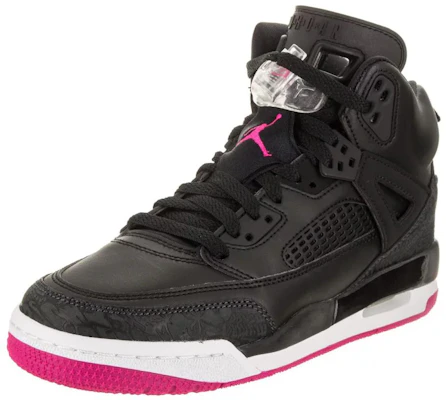 Jordan Spizike 減震耐磨 中筒 復古籃球鞋 GS 黑粉色 Lookbook Jordan Spizike 減震耐磨 中筒 復古籃球鞋 GS 黑粉色