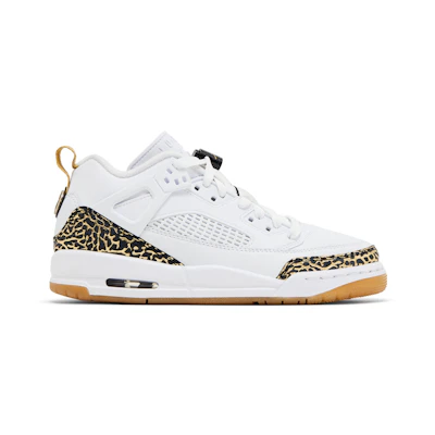 (Youth) Jordan Spizike Low 'White Black Metallic Gold'