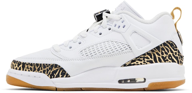 (JR) Air Jordan Spizike Rendah 'Putih Hitam Emas Metalik' HJ9022-100 Lookbook (JR) Air Jordan Spizike Rendah 'Putih Hitam Emas Metalik' HJ9022-100