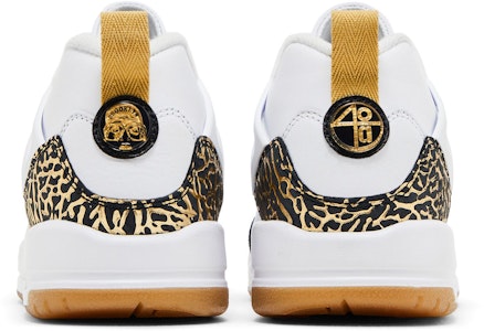 (JR) Air Jordan Spizike Rendah 'Putih Hitam Emas Metalik' HJ9022-100 Details for (JR) Air Jordan Spizike Rendah 'Putih Hitam Emas Metalik' HJ9022-100