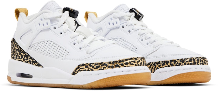 (JR) Air Jordan Spizike Rendah 'Putih Hitam Emas Metalik' HJ9022-100 Cheap (JR) Air Jordan Spizike Rendah 'Putih Hitam Emas Metalik' HJ9022-100