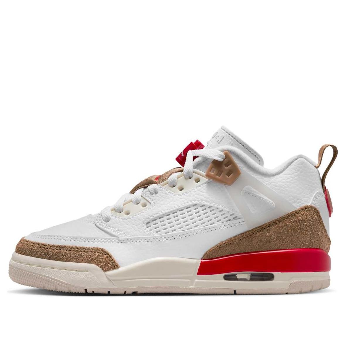 (Youth) Air Jordan Spizike Low &#x27;White Desert Camo Fire Red&#x27; FQ3950-105