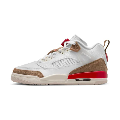 (Youth) Jordan Spizike Low 'White Desert Camo Fire Red'
