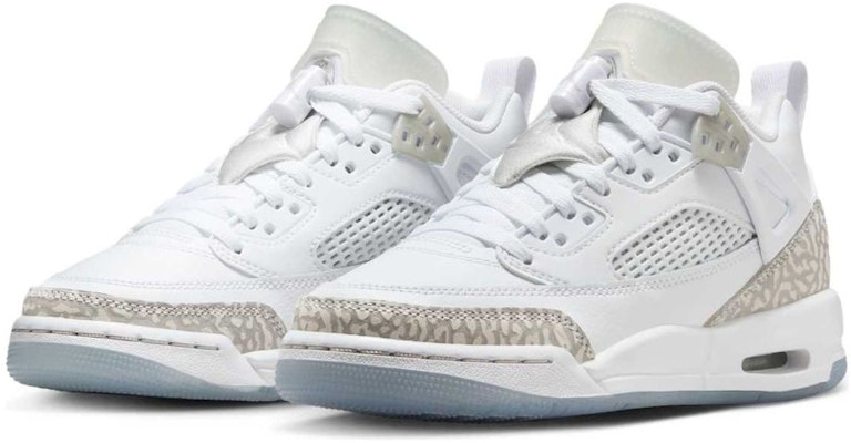 (Youth) Air Jordan Spizike Low 'White Metallic Silver Barely Blue' FQ3950-103 Lookbook (Youth) Air Jordan Spizike Low 'White Metallic Silver Barely Blue' FQ3950-103