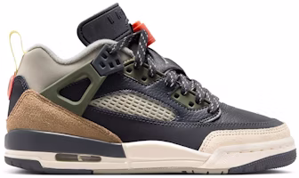 (Youth) Air Jordan Spizike Low Anthracite Mango Cargo Khaki FQ3950-007 (Youth) Air Jordan Spizike Low Anthracite Mango Cargo Khaki FQ3950-007