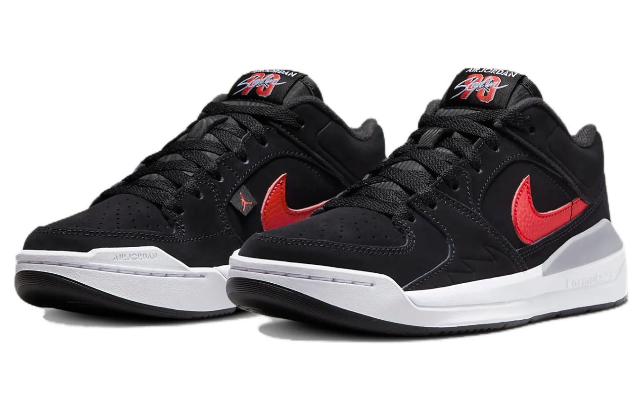 Order Jordan Stadium 90 減震防滑 低筒 生活休閒鞋 GS 黑紅