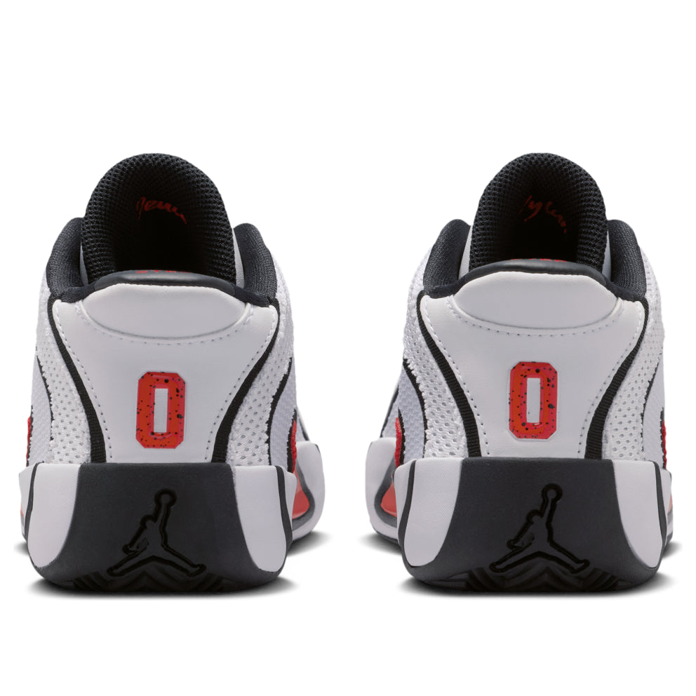 Lookbook (JR) Air Jordan Tatum 4 "Blanc Université Rouge" HQ4610-101