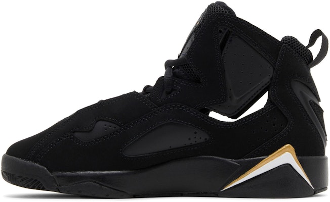 (JR) Air Jordan True Flight 2023 'Hitam Emas Metalik' 343795-017 Lookbook (JR) Air Jordan True Flight 2023 'Hitam Emas Metalik' 343795-017