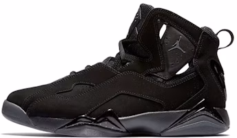 (Youth) Air Jordan True Flight BG 'Black Dark Grey' 343795-013 (Youth) Air Jordan True Flight BG 'Black Dark Grey' 343795-013