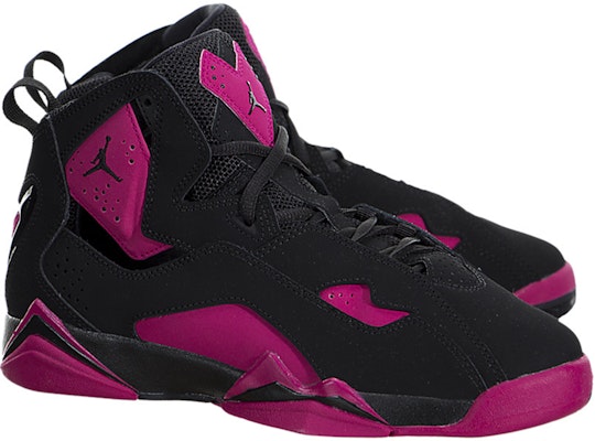 (JR) Air Jordan True Flight GG 'Hitam Fuchsia Sport' 342774-006 Order (JR) Air Jordan True Flight GG 'Hitam Fuchsia Sport' 342774-006