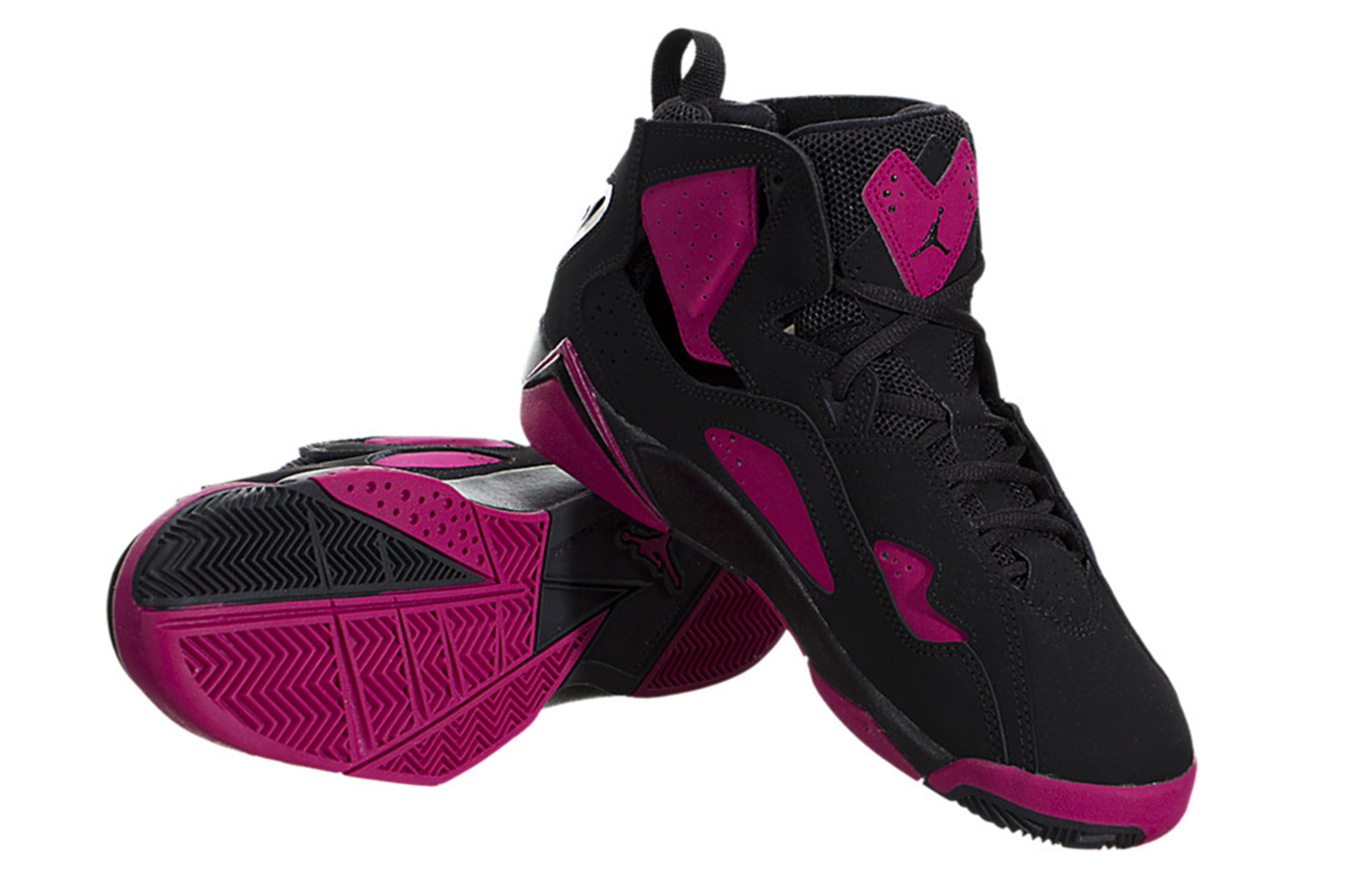 Shop (JR) Air Jordan True Flight GG 'Negro Sport Fucsia' 342774-006