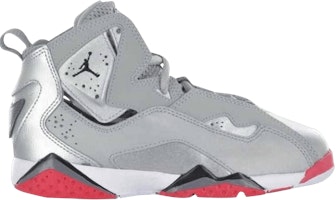 (Youth) Air Jordan True Flight GP 'Metallic Silver Legion Red' 342775-019 (Youth) Air Jordan True Flight GP 'Metallic Silver Legion Red' 342775-019