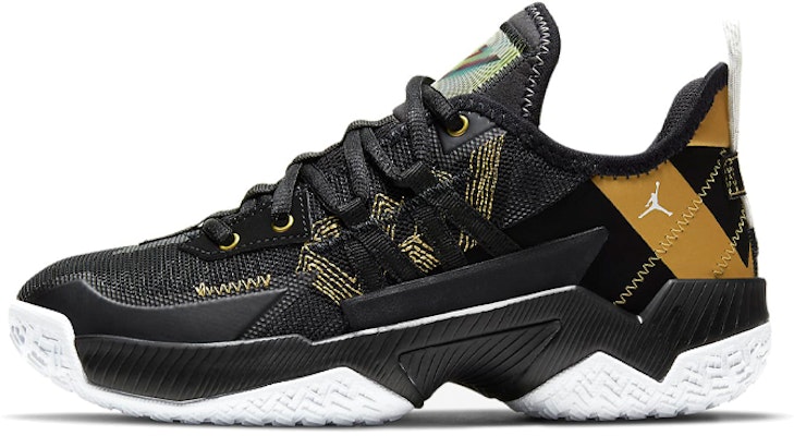 (JR) Air Jordan Westbrook One Take II Hitam Emas Metalik CZ0840-007 Buy (JR) Air Jordan Westbrook One Take II Hitam Emas Metalik CZ0840-007