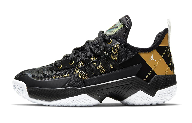 (Youth) Air Jordan Westbrook One Take II Black Metallic Gold CZ0840-007