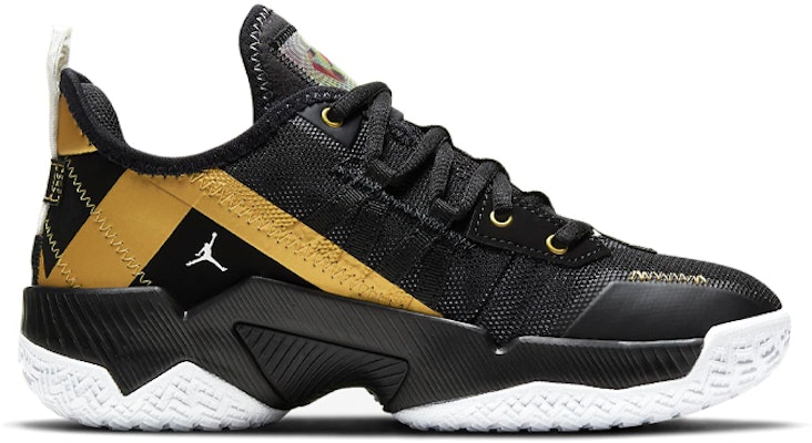 (JR) Air Jordan Westbrook One Take II Hitam Emas Metalik CZ0840-007 Order (JR) Air Jordan Westbrook One Take II Hitam Emas Metalik CZ0840-007