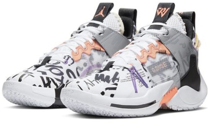 (Youth) Air Jordan Why Not Zer0.2 SE BG 'Orange' CK0494-101 Lookbook (Youth) Air Jordan Why Not Zer0.2 SE BG 'Orange' CK0494-101
