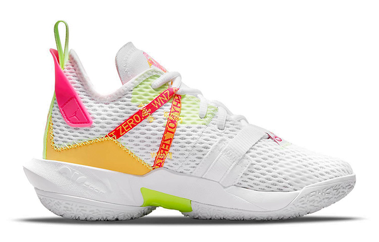 Order (JR) Air Jordan Why Not Zer0.4 4 ''Weiß Rosa Gelb'' CQ9430-102