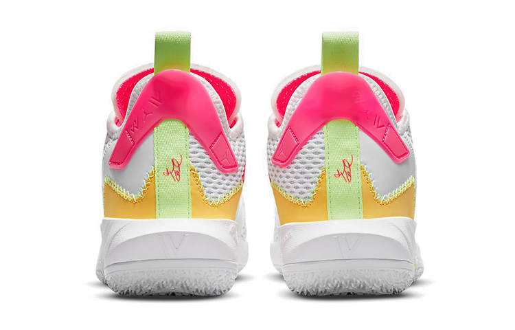 Purchase (JR) Air Jordan Why Not Zer0.4 4 ''Weiß Rosa Gelb'' CQ9430-102