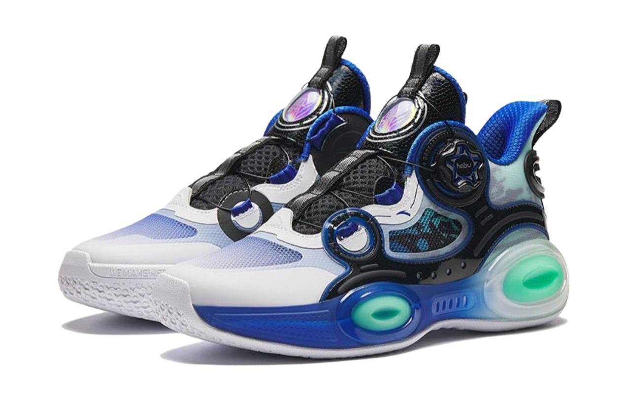 Lookbook (JR) 安踏 3.0 篮球鞋 ''白蓝配色'' 312421120-2