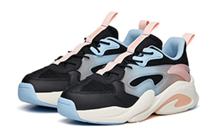 (Youth) Anta 'Badao Black Blue Pink' 圖 3