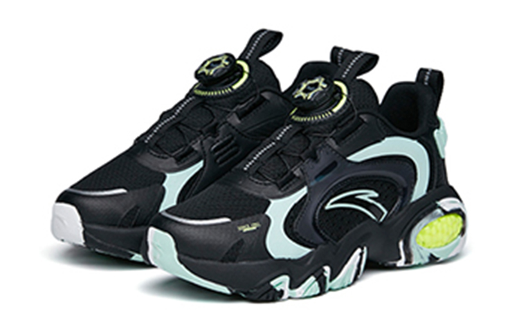 (Youth) Anta 'Black Green Dad Shoe' 圖 3