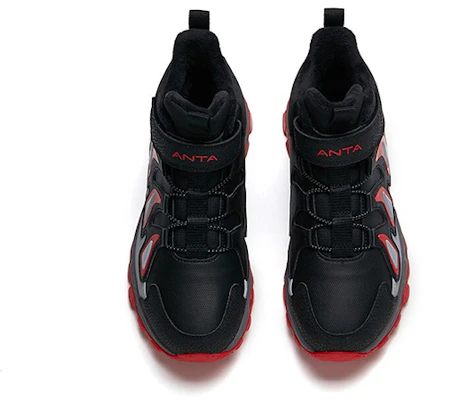 (JR) Anta ''Nero Grigio Rosso Foderato in Pile Velcro Running'' 312146914-1 Lookbook (JR) Anta ''Nero Grigio Rosso Foderato in Pile Velcro Running'' 312146914-1