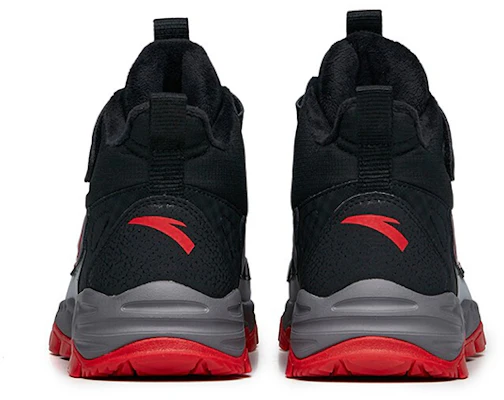 (JR) Anta ''Nero Grigio Rosso Foderato in Pile Velcro Running'' 312146914-1 Shop (JR) Anta ''Nero Grigio Rosso Foderato in Pile Velcro Running'' 312146914-1