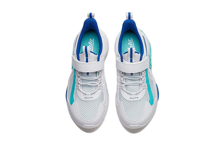 Lookbook (Youth) Anta 'Magic Tape White Blue' 312228821-1