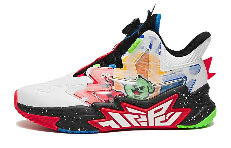 (Youth) Anta 'White Black Green Cement Crusher' 312241112-1
