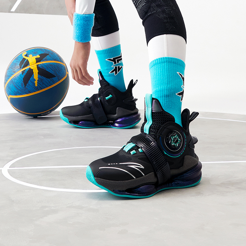 (Youth) Anta 'You Kong Black Green' 圖 8