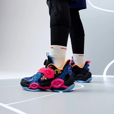 (Youth) Anta Alien 2 Mid 'Black Blue Pink' 312231115-10 2