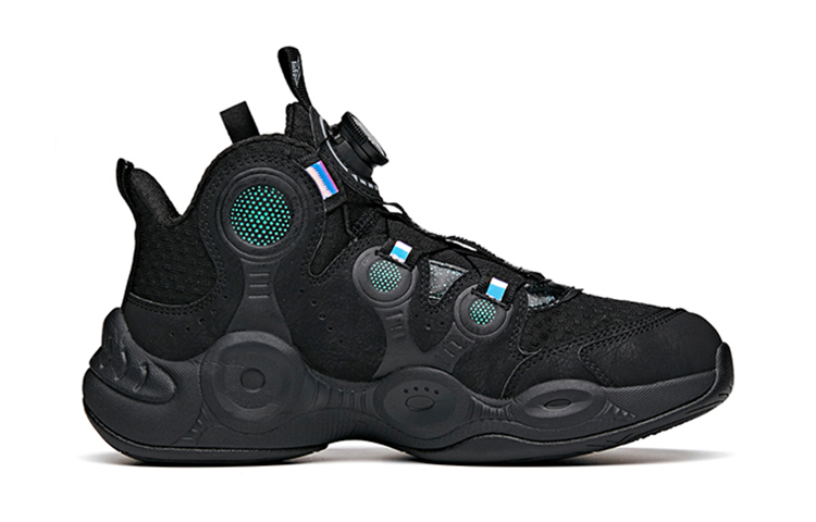 Order 大童 Anta安踏 籃球系列 異形 簡約復古籃球鞋 黑色