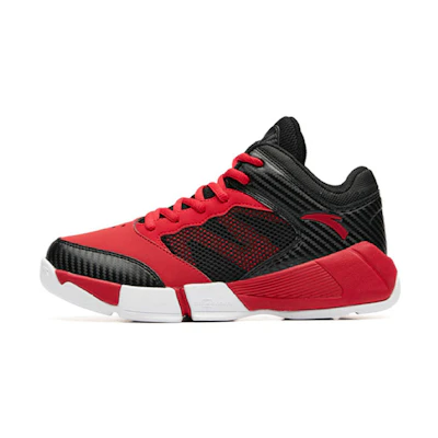 (Youth) Anta Basketball Low 'Black Red White'