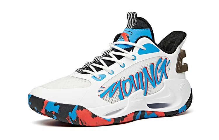 Order (JR) Anta Baloncesto Mid 'Blanco Negro Azul' 312121110-1