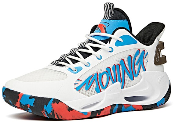 (Youth) Anta Basketball Mid 'White Black Blue' 312121110-1 Order (Youth) Anta Basketball Mid 'White Black Blue' 312121110-1