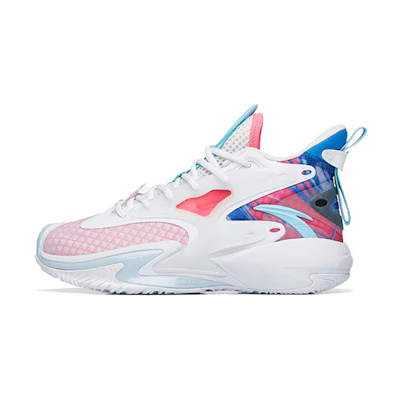 (Youth) Anta Basketball Mid 'White Blue Red'
