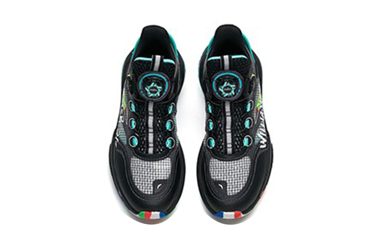 (Youth) Anta Basketball Shoes 'Black Green' 圖 4