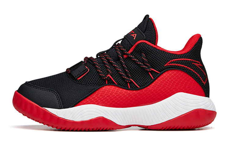 (Youth) Anta Basketball Shoes 'Black Red White' A312121129-3