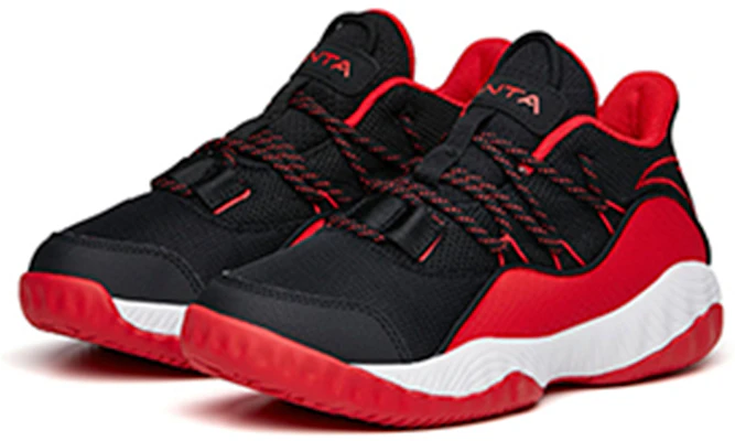 (Youth) Anta Basketball Shoes 'Black Red White' A312121129-3 Lookbook (Youth) Anta Basketball Shoes 'Black Red White' A312121129-3