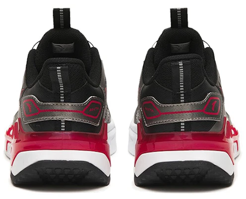 大童 Anta安踏 弓速 GS 皮面 耐磨防滑輕便 低幫 兒童跑步鞋 黑銀 Shop 大童 Anta安踏 弓速 GS 皮面 耐磨防滑輕便 低幫 兒童跑步鞋 黑銀