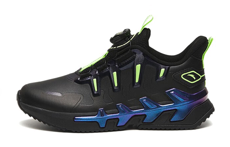 (Youth) Anta Bow Speed Running Shoe 'Black Leather Low-Top' 312245533N-8