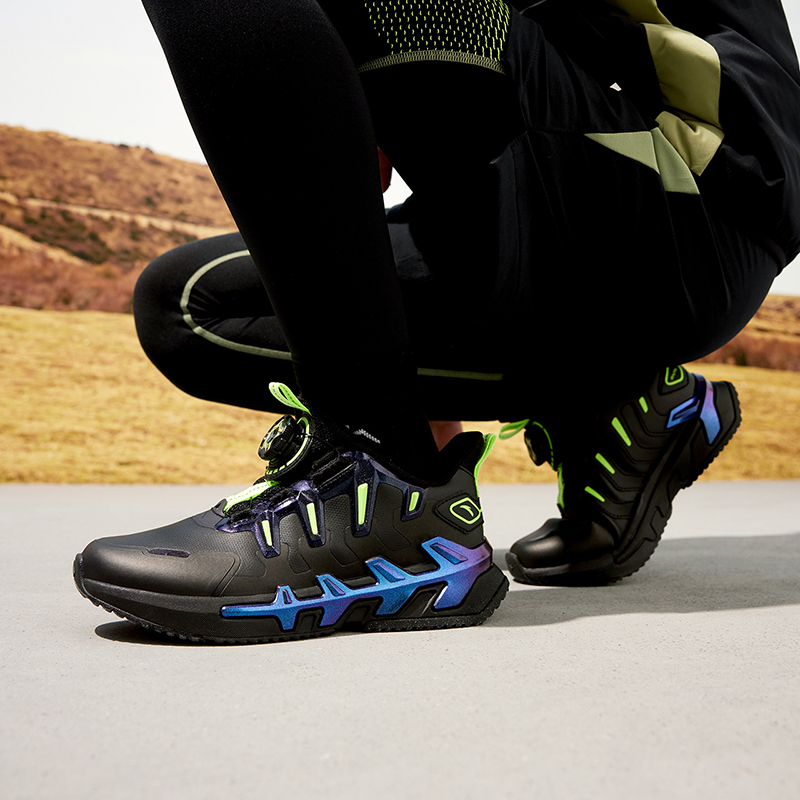 Details for (JR) Anta Bow Speed Laufschuhe ''Schwarz Leder Low-Top'' 312245533N-8