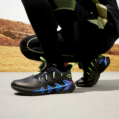(JR) Anta Bow Speed Laufschuhe ''Schwarz Leder Low-Top'' 312245533N-8 Details for (JR) Anta Bow Speed Laufschuhe ''Schwarz Leder Low-Top'' 312245533N-8