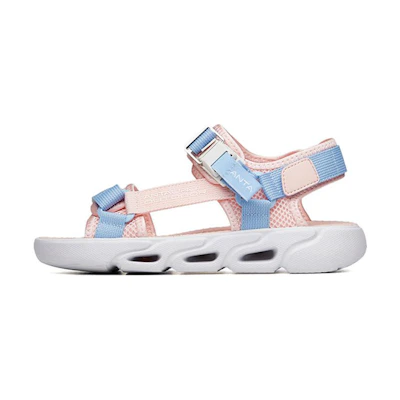 (Youth) Anta Breathable Open-Toe Sandal 'White Blue Pink'
