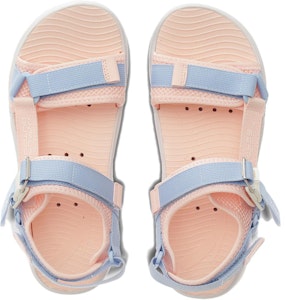 (JR) アンタ通気オープントゥサンダル「白青ピンク」 322236960-2 Shop (JR) アンタ通気オープントゥサンダル「白青ピンク」 322236960-2