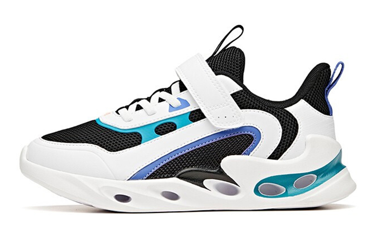 (Youth) Anta Casual Low-Top Running 'Black White Blue' 312118876-1